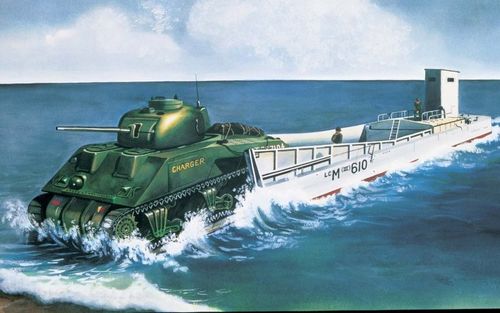 LCM3 & Sherman Tank - Vintage...