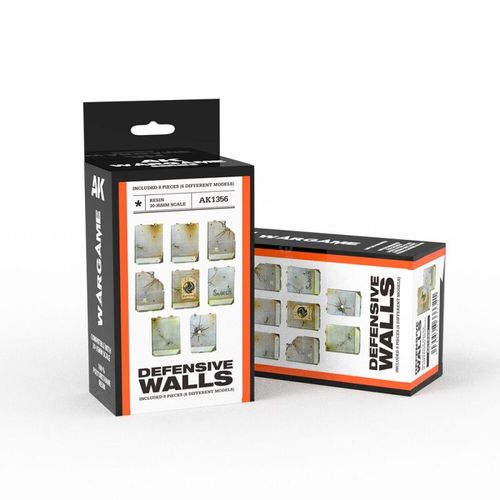 DEFENSIVE WALLS SET WARGAME...