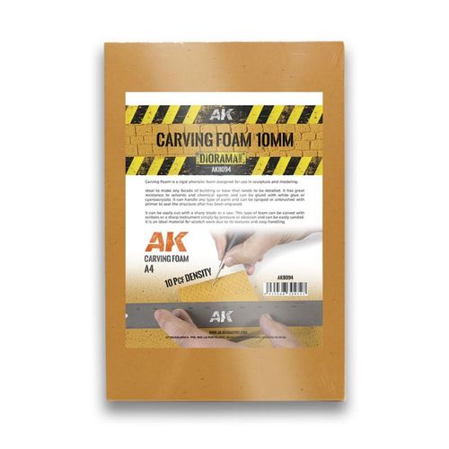 CARVING FOAM 10MM A4 SIZE...
