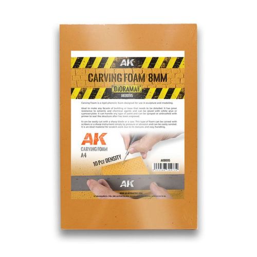 CARVING FOAM 8MM A4 SIZE (305...