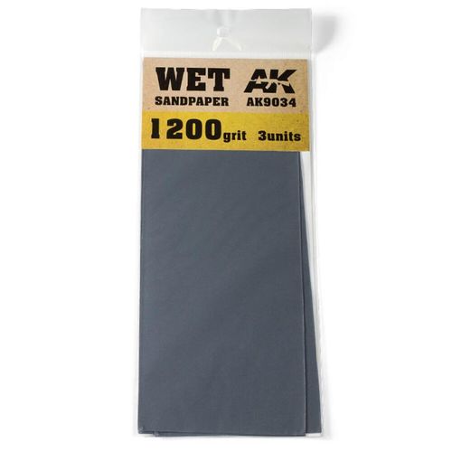 Wet Sandpaper 1200 Grit. 3...