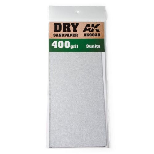 Dry Sandpaper 400 Grit. 3...