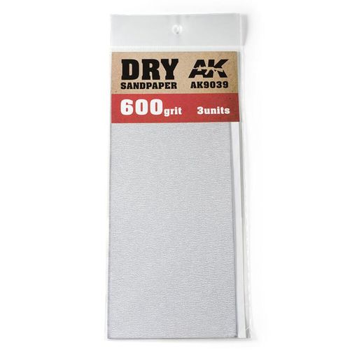 Dry Sandpaper 600 Grit. 3...
