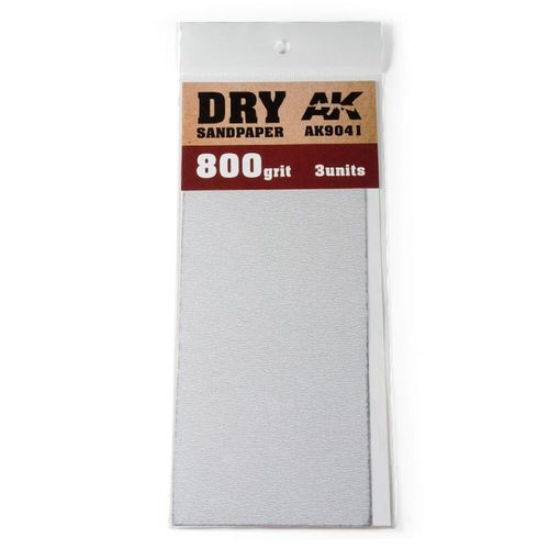 Dry Sandpaper 800 Grit. 3...