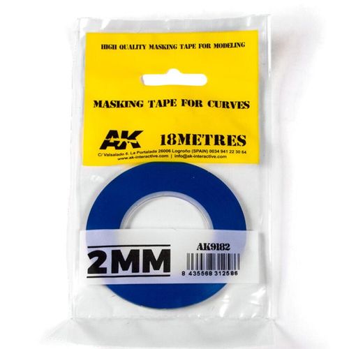 Blue masking Tape for curves...