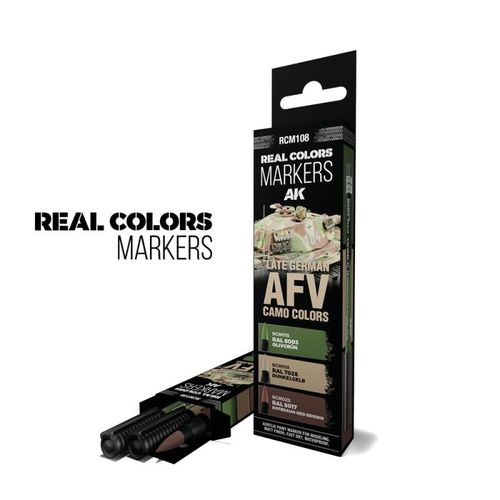 LATE GERMAN AFV CAMO COLORS -...