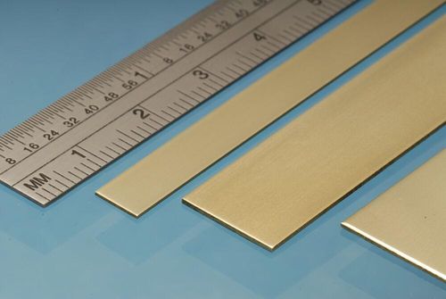 Brass Strip 25 x 0.6 mm