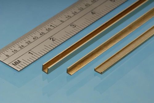 Brass U Channel 1.5 x 1.5 x...