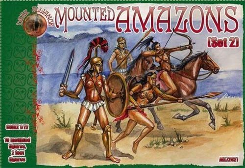 Mounted Amazons (Set 2)