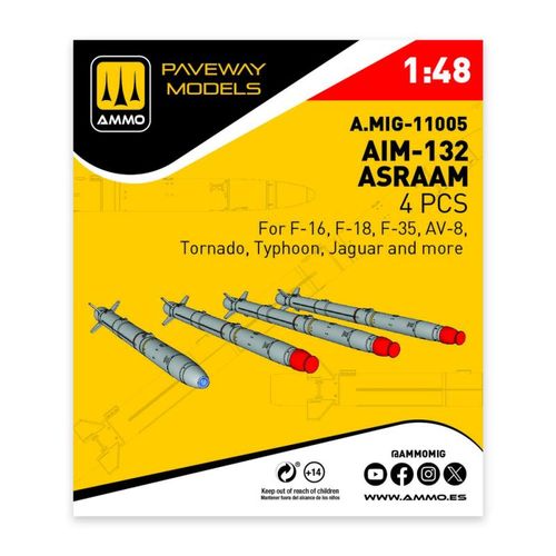 AIM-132 ASRAAM (4 pcs)