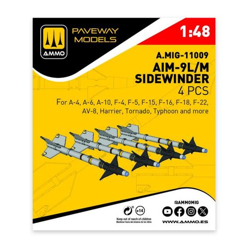 AIM-9L/M Sidewinder (4 pcs)
