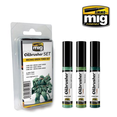 Mechas Green Tones OILBRUSHER...