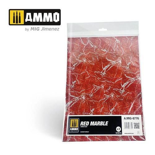 Red Marble. Sheet of Marble -...