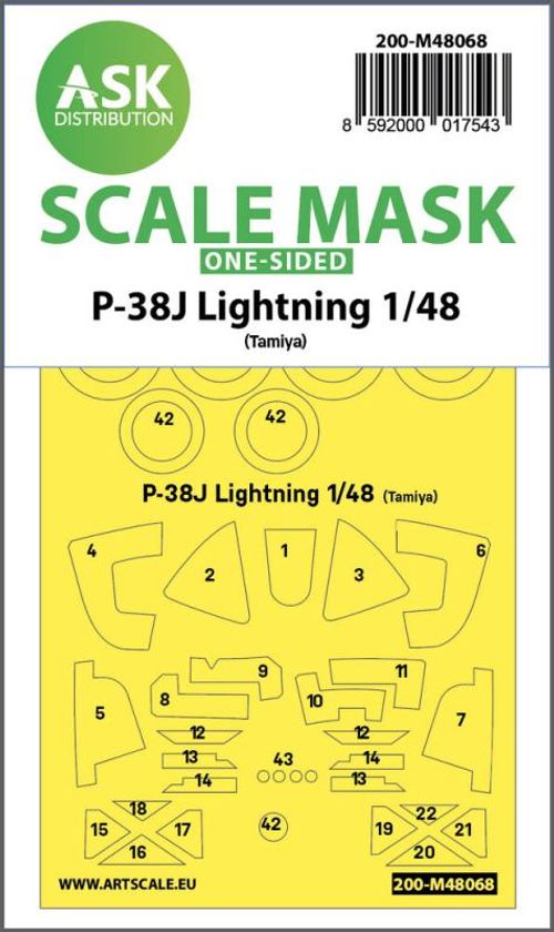 P-38J Lightning - One-sided...
