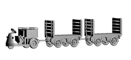 Schlepper 3-Rad mit 2...