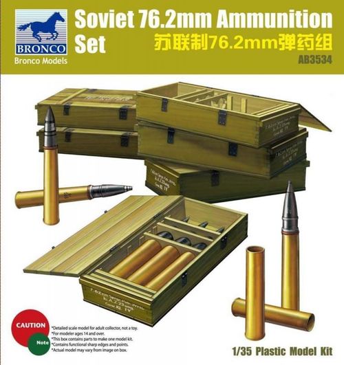 Soviet 76.2mm Ammunition Set