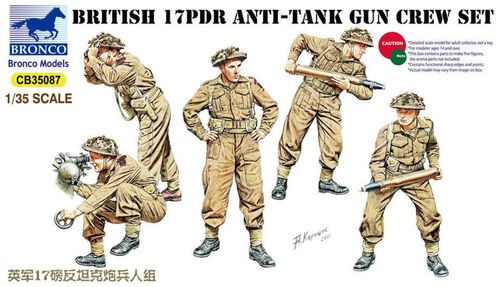 17pdr Anti-Tank Gun Crew Set