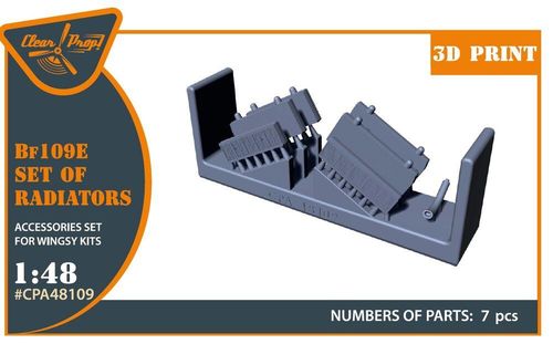 Bf-109E - Set of radiators...