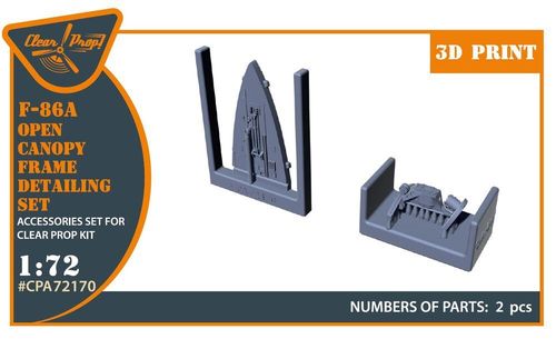 F-86A - Open canopy frame...
