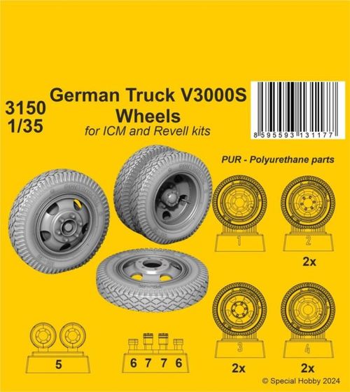 German Truck V3000S Wheels...
