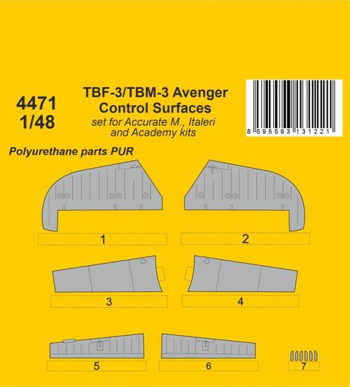 TBF-3/TBM-3 Avenger Control...