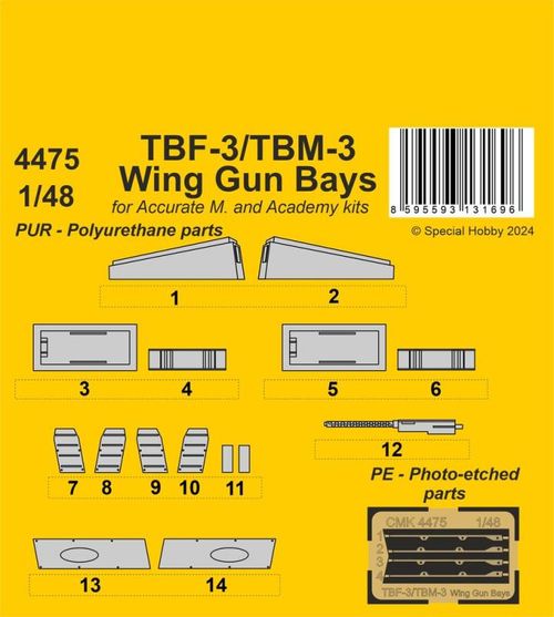 TBF-3/TBM-3 Wing Gun Bays...