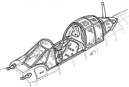A6M2/3 Zero - Interior set