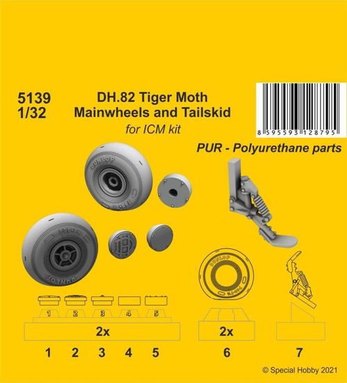 DH.82 Tiger Moth - Mainwheels...