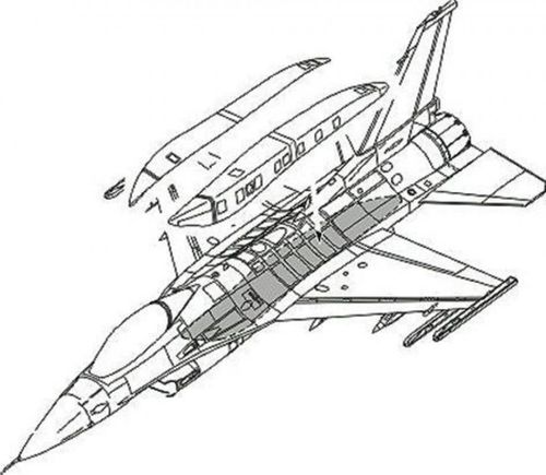 F-16C Conformal Fuel Tank -...