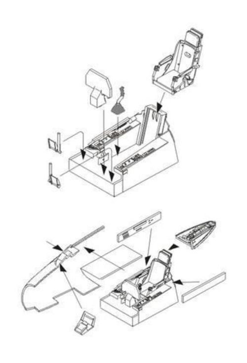 F-86F - Interior set