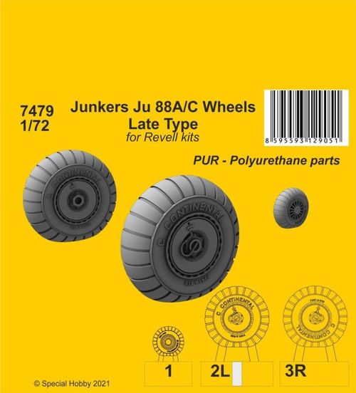 Junkers Ju 88A/C - Wheels...