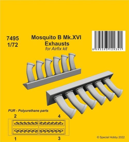 Mosquito B Mk.XVI - Exhausts...