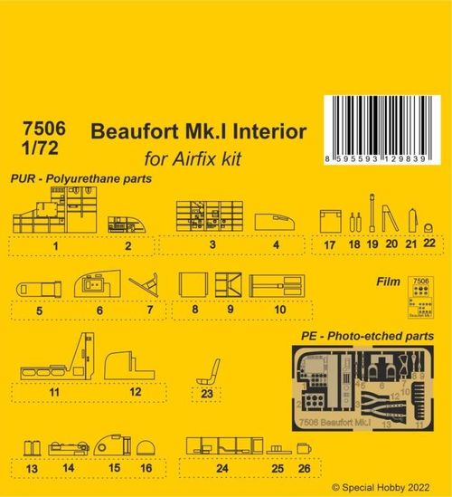 Beaufort Mk.I Interior...