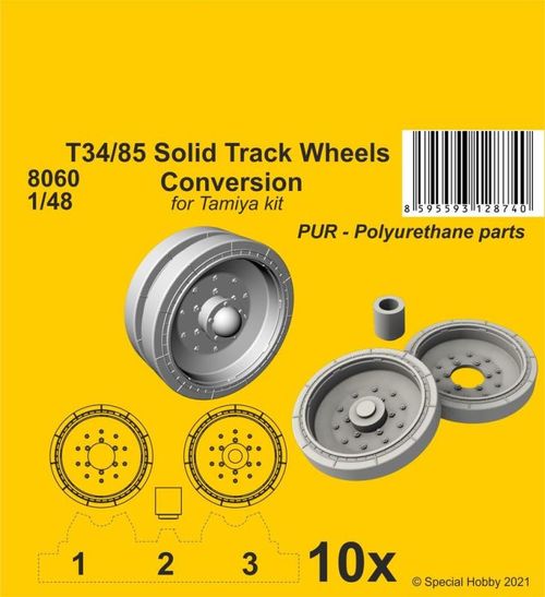 T34/85 Solid Track Wheels...