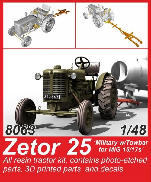 Zetor 25 Military w/Towbar...