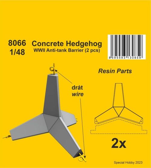 Concrete Hedgehog - WWII...