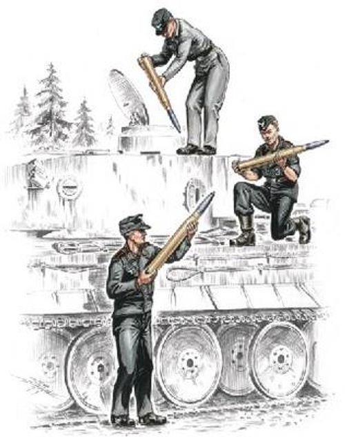 Deutsche Panzerbesatzung für...