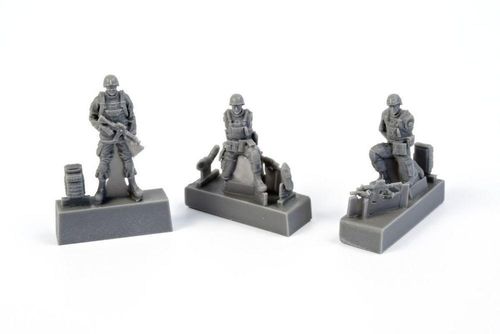 Two Kneeling Soldiers and...