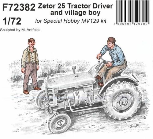 Zetor 25 Tractor Driver and...