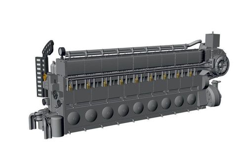 Diesel - Engine MAN M9V46...