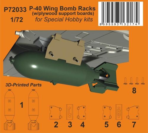 P-40 Wing Bomb Racks...