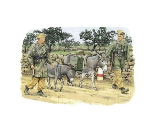 Deutsche Fallschirmjäger mit...