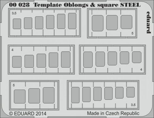 Template oblongs & square...