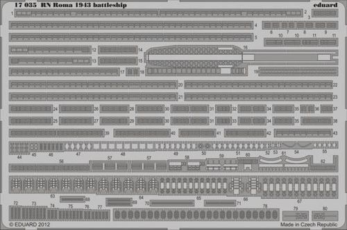 RN Roma 1943 battleship...