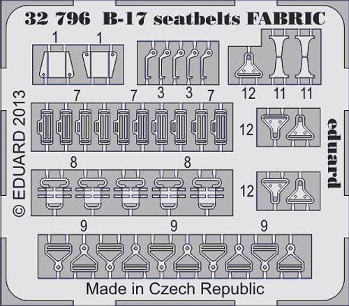 B-17 - Seatbelts FABRIC [HKM]