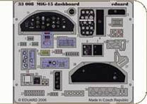 Mig-15 - Dashboard
