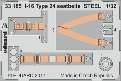 I-16 Type 24 - Seatbets STEEL...