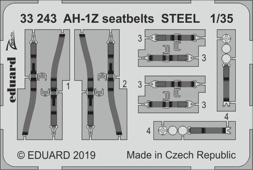 AH-1Z - Seatbelts STEEL...