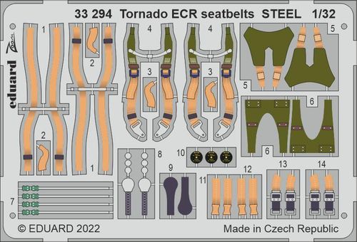 Tornado ECR - Seatbelts STEEL...