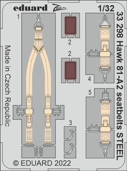Hawk 81-A2 - Seatbelts STEEL...
